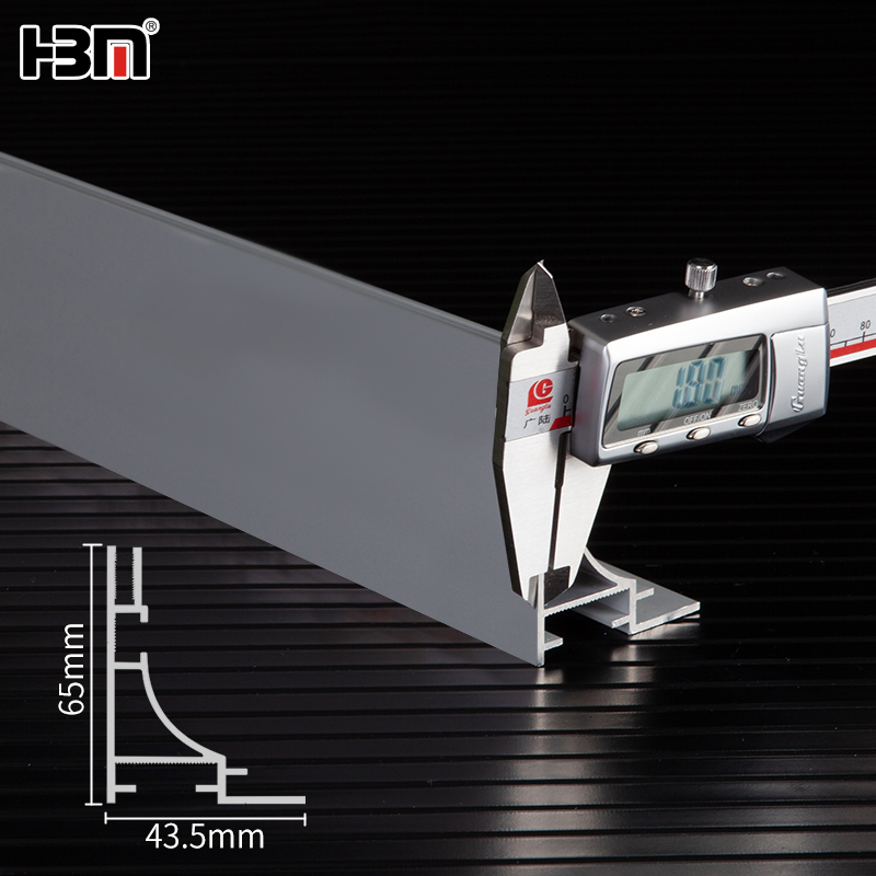 Single side 65mm fabric lightbox extrusion aluminum profile,fabric lightbox extrusion aluminum profile
