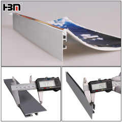 47.5mm Aluminum Profile Connecting Strip,alu anodized SEG frame board wall profile aluminium advertising display billboard stand
