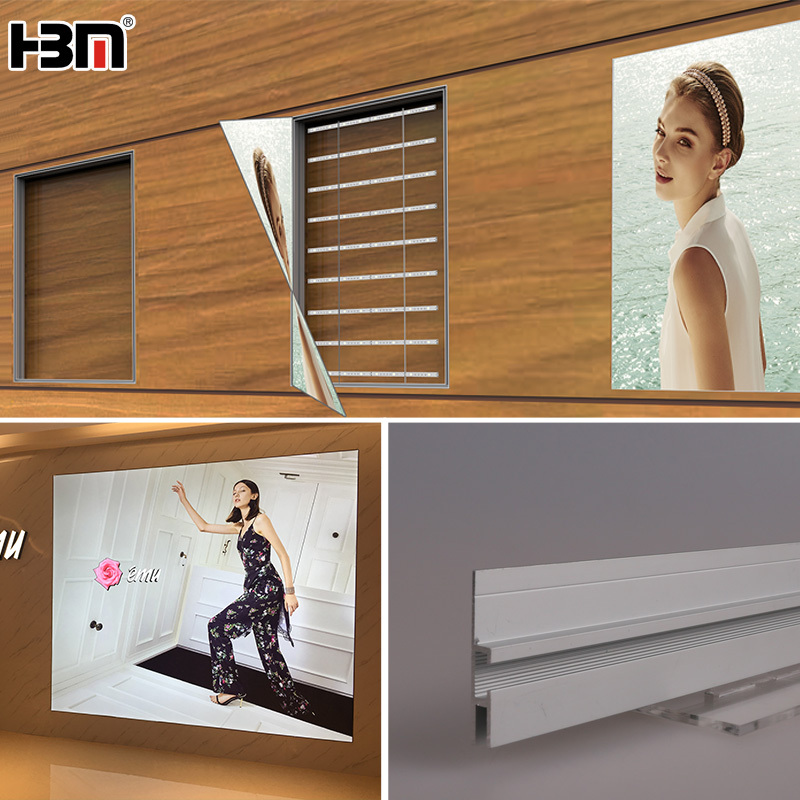 47.5mm Aluminum Profile Connecting Strip,alu anodized SEG frame board wall profile aluminium advertising display billboard stand