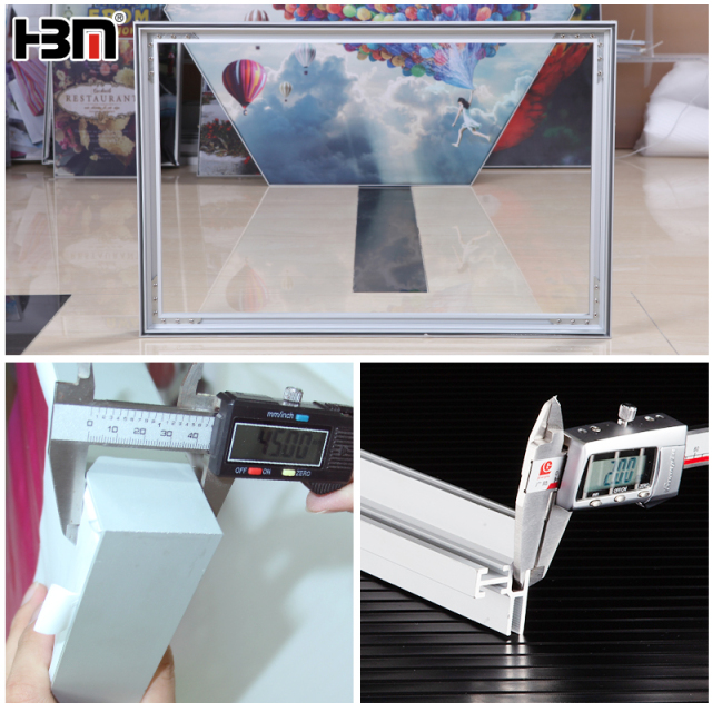 45mm double sided advertising frameless AD poster frame,45mm double sided advertising frameless AD poster frame