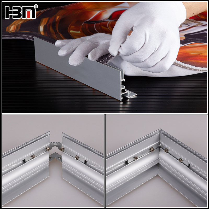 5cm aluminium SEG frame for fabric light box,seg frame | fabric light box -HBM manufacture