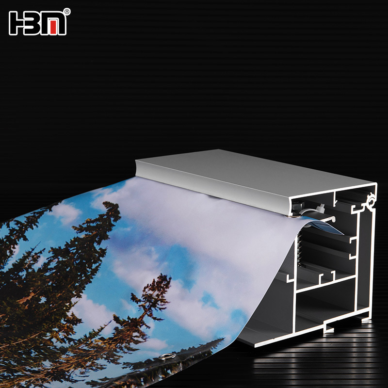 120mm depth thickend front open aluminum fabric frame,120mm depth thickend front open aluminum fabric frame