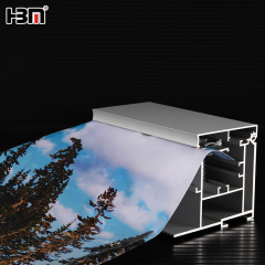 120mm depth thickend front open aluminum fabric frame,120mm depth thickend front open aluminum fabric frame