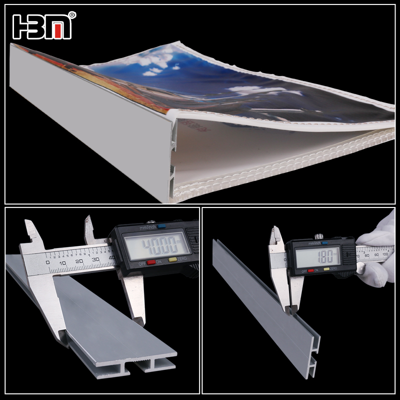 Factory price double side 40mm frameless fabric light box aluminum profile for brands display,Factory price double side 40mm frameless fabric light box aluminum profile for brands display