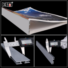 Factory price double side 40mm frameless fabric light box aluminum profile for brands display,Factory price double side 40mm frameless fabric light box aluminum profile for brands display