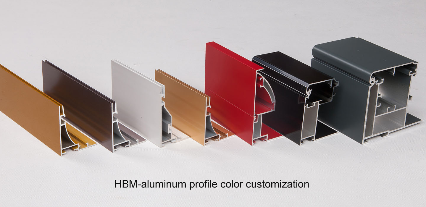 Aluminum profile color custom