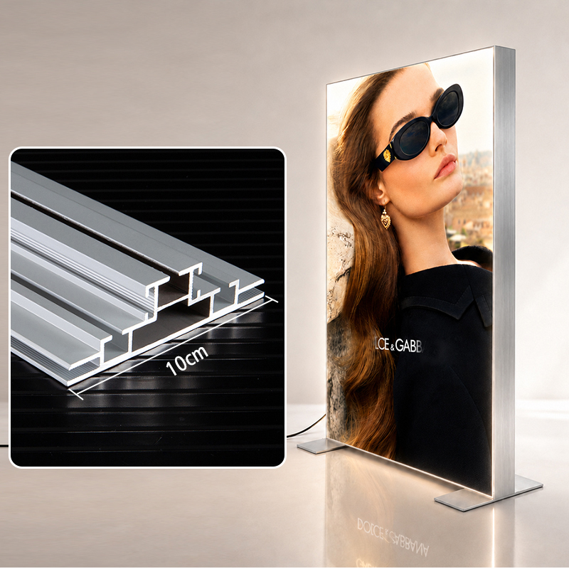 ODM 100mm Aluminum Alloy SEG Frame Ceiling-Hanging LED Light Box for Indoor Advertising Displays Manufacturer Wholesale,ODM 100mm Aluminum Alloy SEG Frame Ceiling-Hanging LED Light Box for Indoor Advertising Displays Manufacturer Wholesale