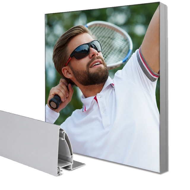 Side-Open Frameless Aluminum Profile Frame  Extrusion Illuminated Advertising Sign Large Format Light Box,Side-Open Frameless Aluminum Profile Frame  Extrusion Illuminated Advertising Sign Large Format Light Box