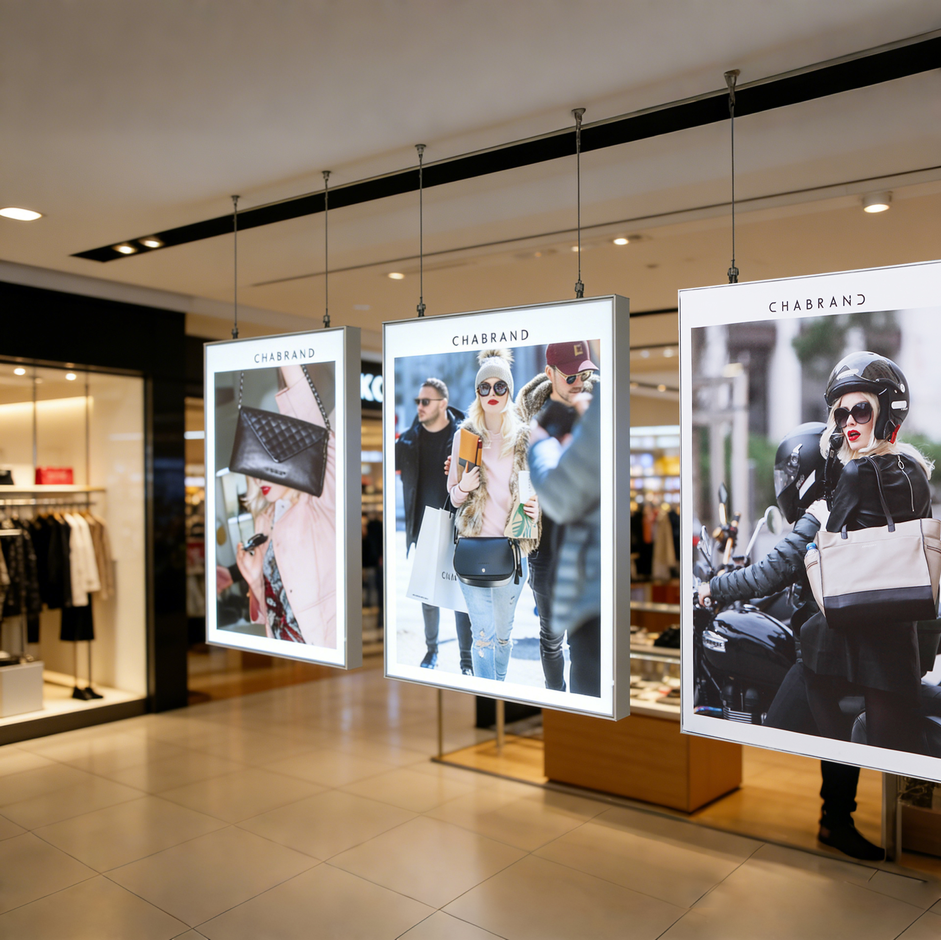 Custom SEG lightbox manufacturing for retail displays