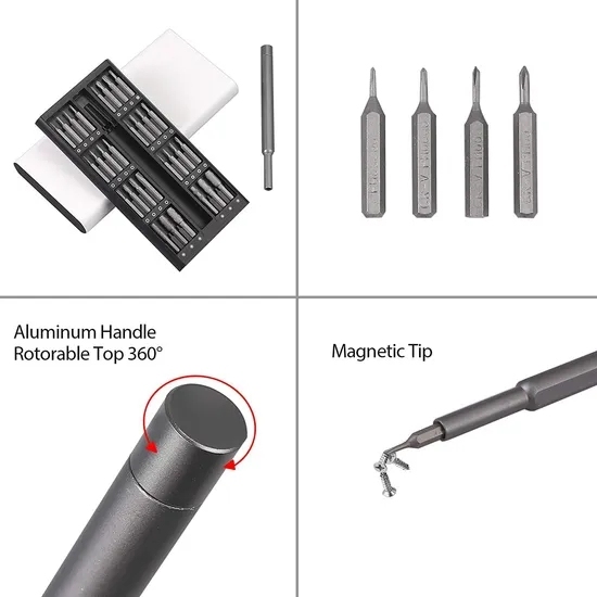 24-in-1 Manumotive Mini Screwdriver Tooling set