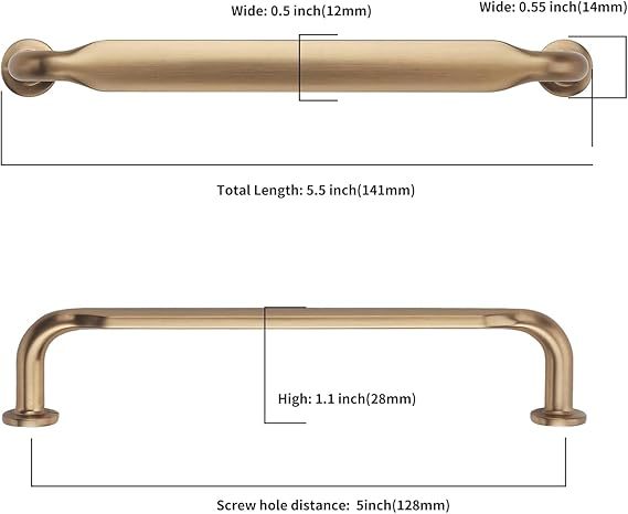 Cabinet Pull handle with anodizing cnc machining parts