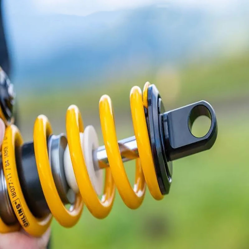 Auto Parts Coil Spring CNC Machining Part with Gloss Black Anodizing