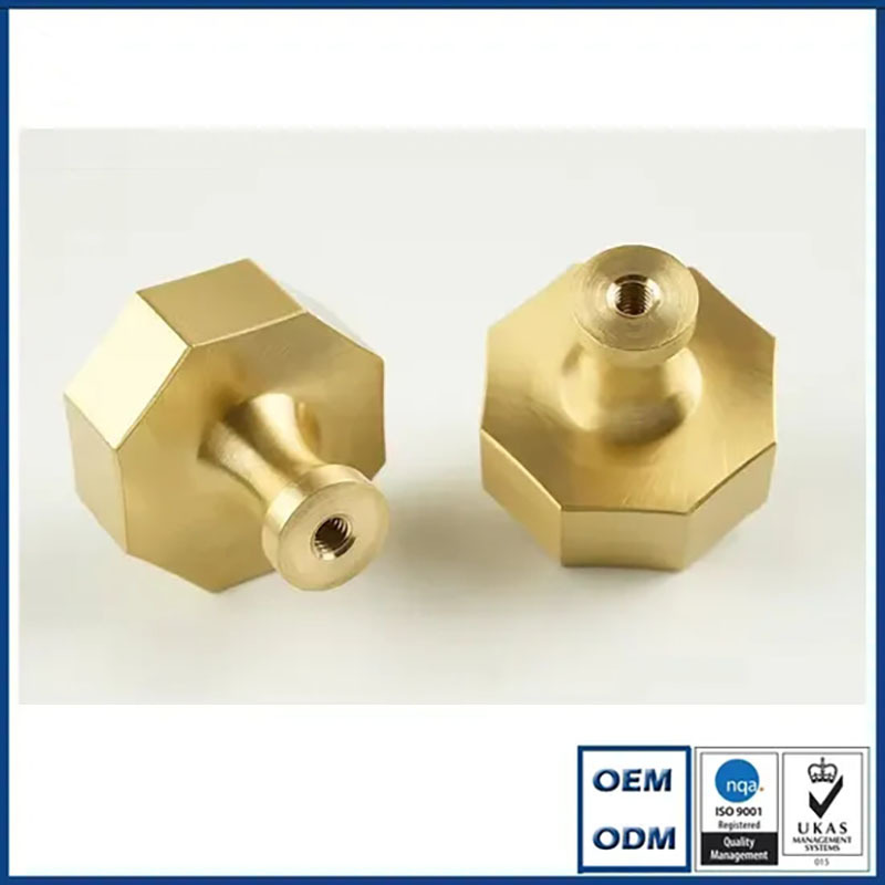 Star shape Screw Knob cnc machining parts