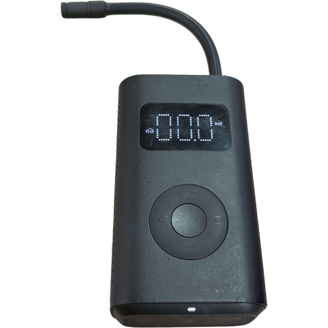 Portable electric air pump for tires, PSI,BAR,KPA,kg/cm3