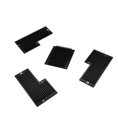 CNC Milling Punching Drilling 6063 Aluminum Extrusion Heat Sinks