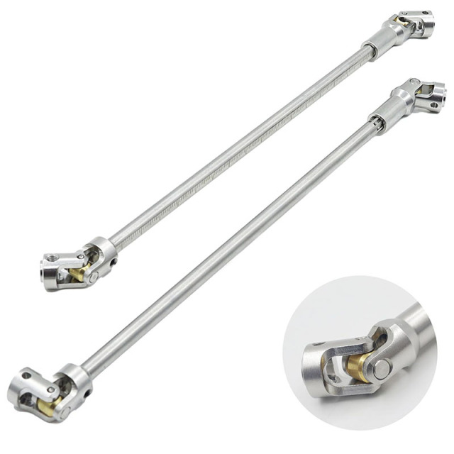 SCX10 Drive Shaft 2pcs 68-229mm Cut to Length Stainless Steel Driveshaft