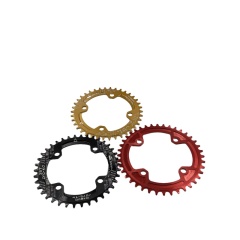 Positive and negative toothed disc plate, mountain bike single chainring, 96/104 BCD, circular disc, elliptical 32T/34T/38 teeth.
