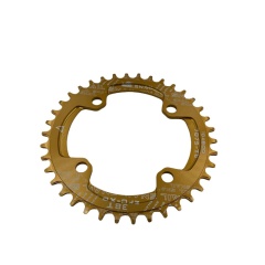 Positive and negative toothed disc plate, mountain bike single chainring, 96/104 BCD, circular disc, elliptical 32T/34T/38 teeth.