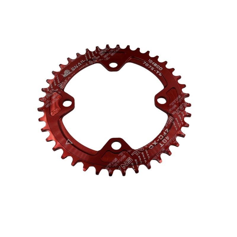 Positive and negative toothed disc plate, mountain bike single chainring, 96/104 BCD, circular disc, elliptical 32T/34T/38 teeth.