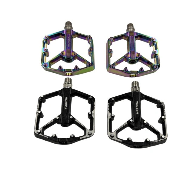MEROCA 3-bearing aluminum MTB pedals for wholesale supply