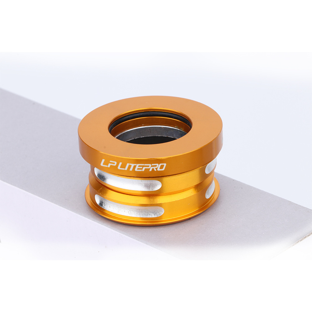 OEM LP LITEPRO Aluminum Alloy Cycling Headset for Folding Bike Fit 44mm Bearings Straight Tube Bicycle Headset