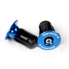 MEROCA Aluminum Alloy Handle End Plugs, Bicycle Handlebar End Caps for Mountain Bikes, Road Bikes and Drop Bars, Expansion-Locked Handlebar End Plugs