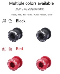 Custom LP Litepro CNC Machining Parts Fastener Single Chainring Bolts Aluminium Chainring Bolt Bicycle Parts For Folding, Road, and Mountain Bikes
