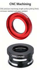 OEM NIKOANG Aluminum Alloy Cycling Headset for Folding Bike Fit 28.6*44mm Bearings Straight Tube Bicycle Headset