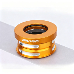 OEM NIKOANG Aluminum Alloy Cycling Headset for Folding Bike Fit 28.6*44mm Bearings Straight Tube Bicycle Headset