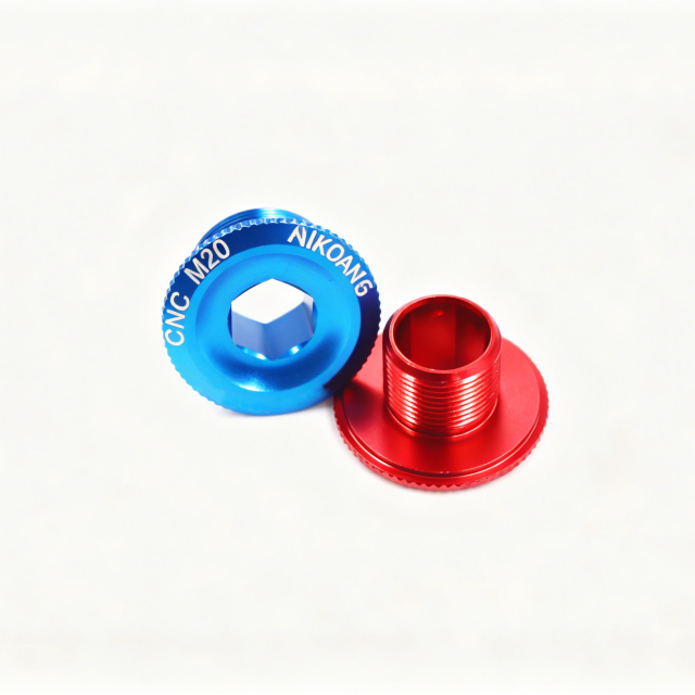 Aluminum Alloy Crank Cover/Bolts Bike Parts M15, M18, M20, Compatible with Shimano, Ixf, M19