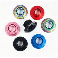 Aluminum Alloy Crank Cover/Bolts Bike Parts M15, M18, M20, Compatible with Shimano, Ixf, M19