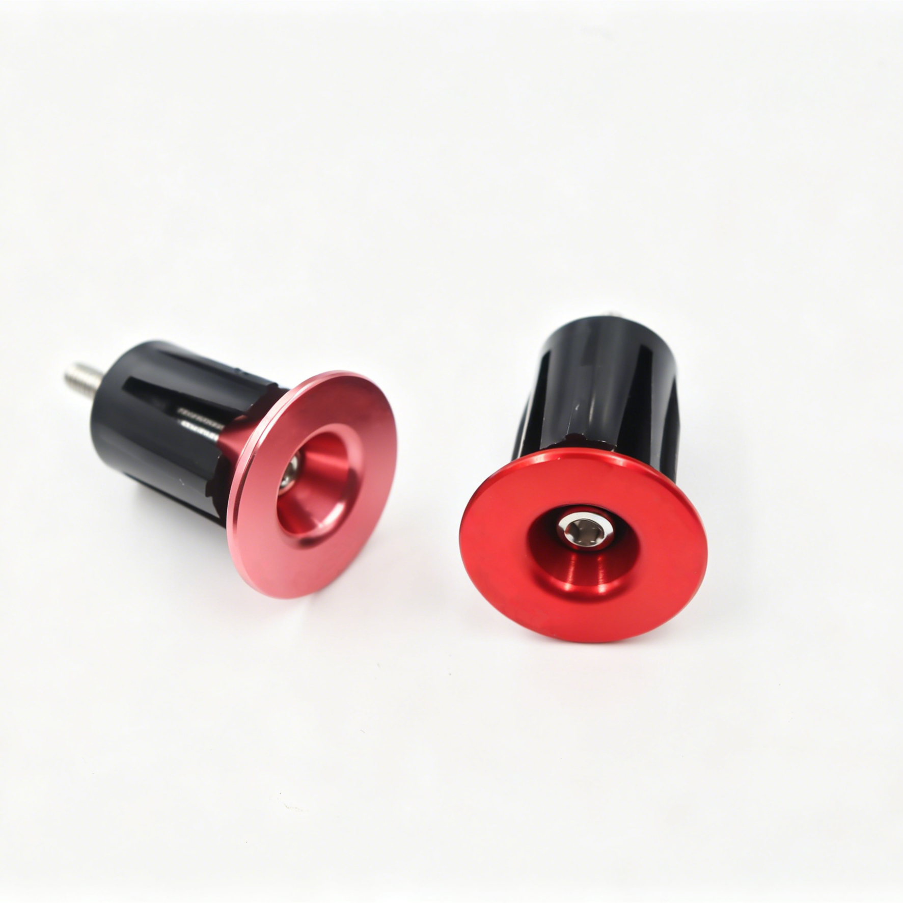 NIKOANG Aluminum Alloy Handle End Plugs, Bicycle Handlebar End Caps for Mountain Bikes, Road Bikes and Drop Bars, Expansion-Locked Handlebar End Plugs