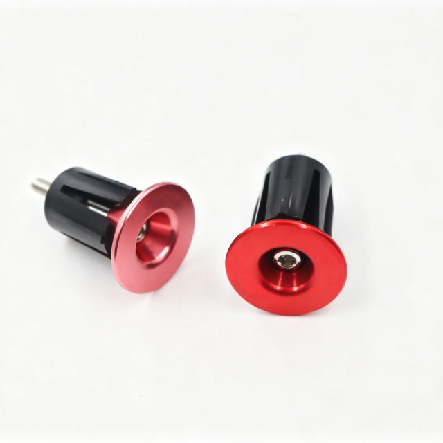 NIKOANG Aluminum Alloy Handle End Plugs, Bicycle Handlebar End Caps for Mountain Bikes, Road Bikes and Drop Bars, Expansion-Locked Handlebar End Plugs