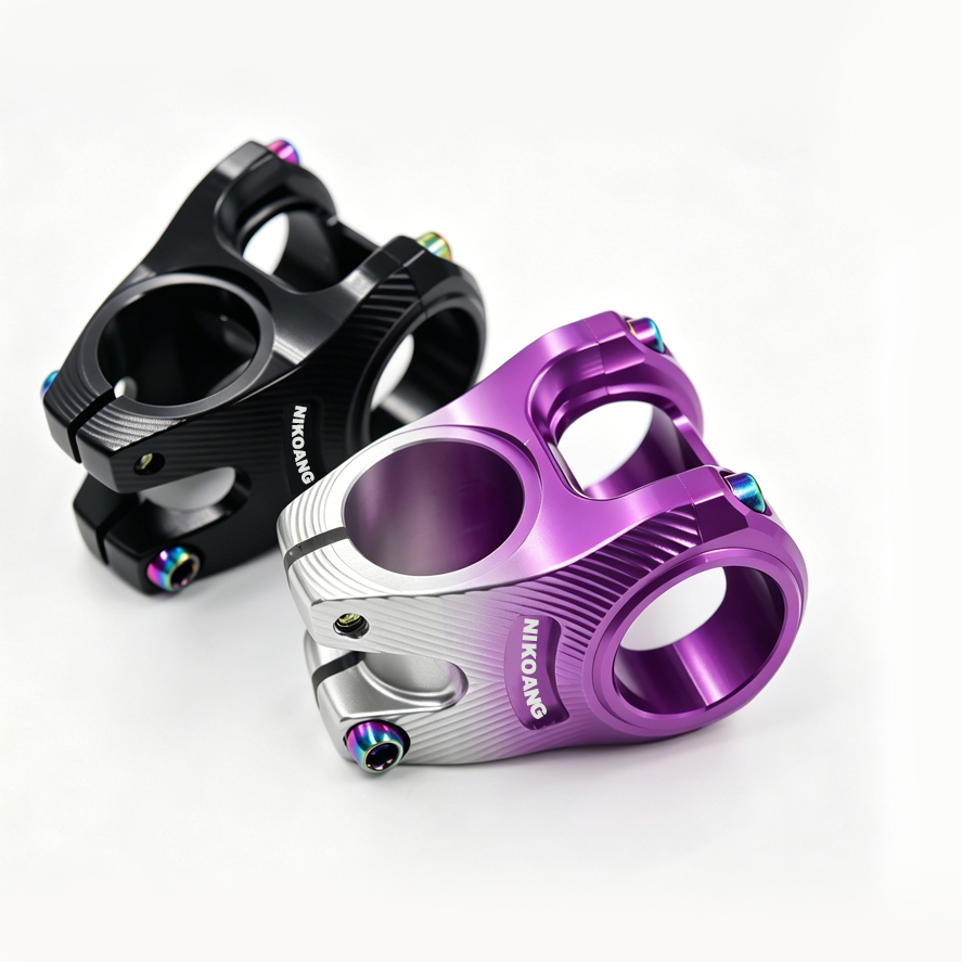 Multi Color Aluminum 35mm Short Bicycle Stem, 31.8mm Handlebar Clamp for Trail MTB Upgrade