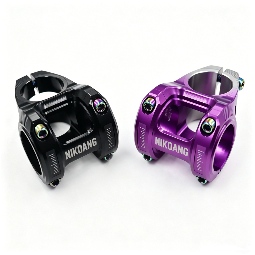 Multi Color Aluminum 35mm Short Bicycle Stem, 31.8mm Handlebar Clamp for Trail MTB Upgrade
