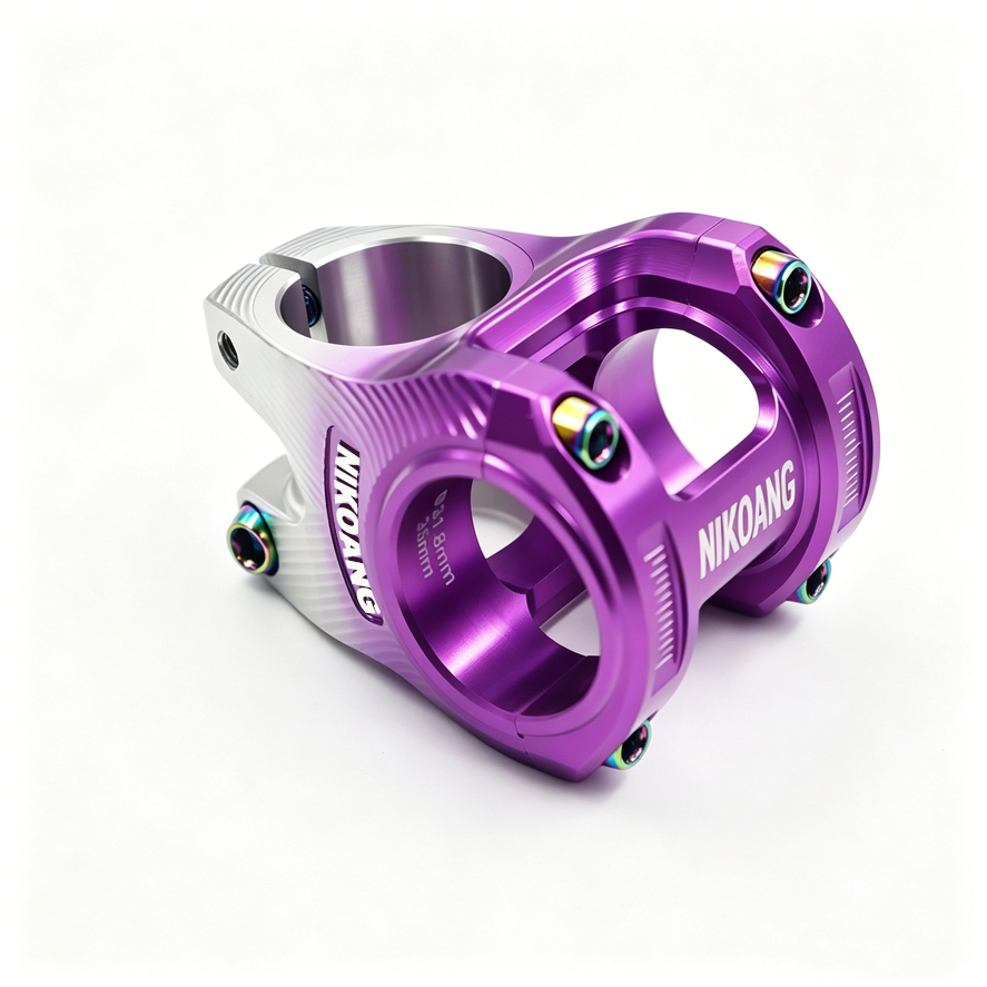 Multi Color Aluminum 35mm Short Bicycle Stem, 31.8mm Handlebar Clamp for Trail MTB Upgrade
