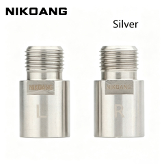 OEM NIKOANG Bike Pedal Extender Axle - Mountain Bike & Road Bike Longer Axle Core, Pedal Extension Adapter