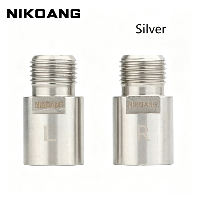 OEM NIKOANG Bike Pedal Extender Axle - Mountain Bike & Road Bike Longer Axle Core, Pedal Extension Adapter