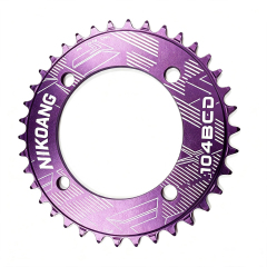 NIKOANG 104BCD 36T Narrow Wide Aluminum MTB Chainring for Off-Road Cycling