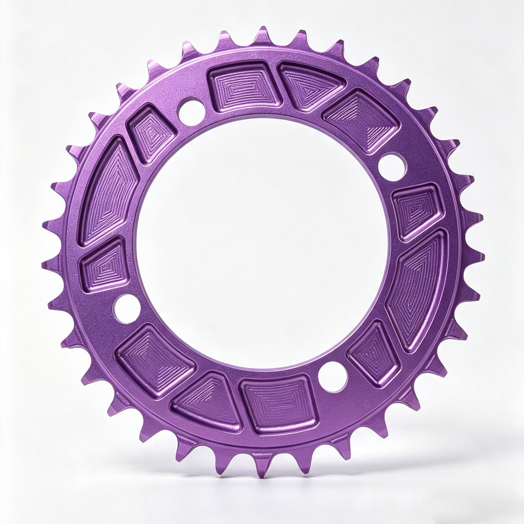 NIKOANG 104BCD 36T Narrow Wide Aluminum MTB Chainring for Off-Road Cycling