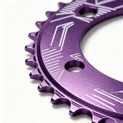 NIKOANG 104BCD 36T Narrow Wide Aluminum MTB Chainring for Off-Road Cycling