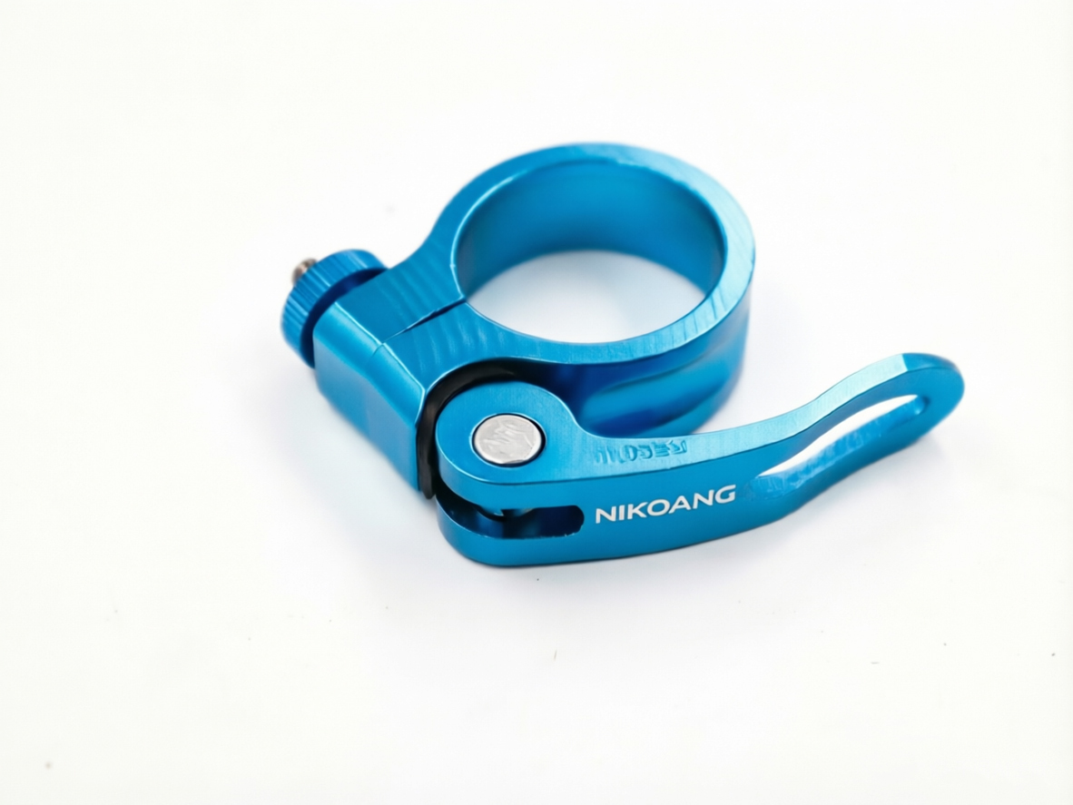 28.6mm 34.9mm Quick Release Seatpost Clamp Aluminum Bike Seat Tube Clip