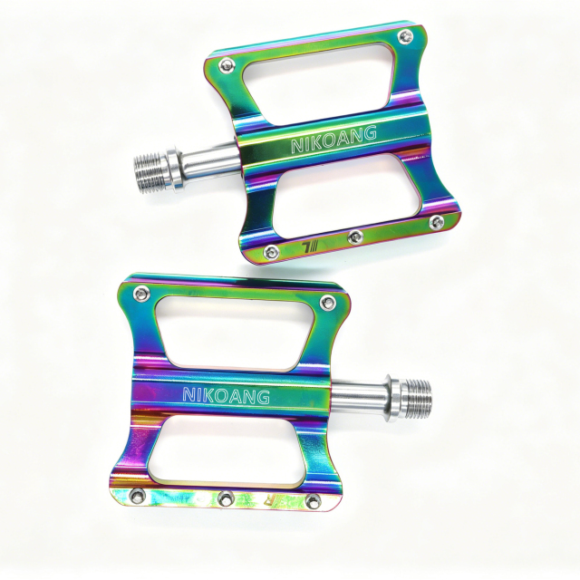 Bearing Mountain Bike Pedal - Aluminum Alloy - Wide - Anti-Slip Bike Pedal for Mountain Road Cycling