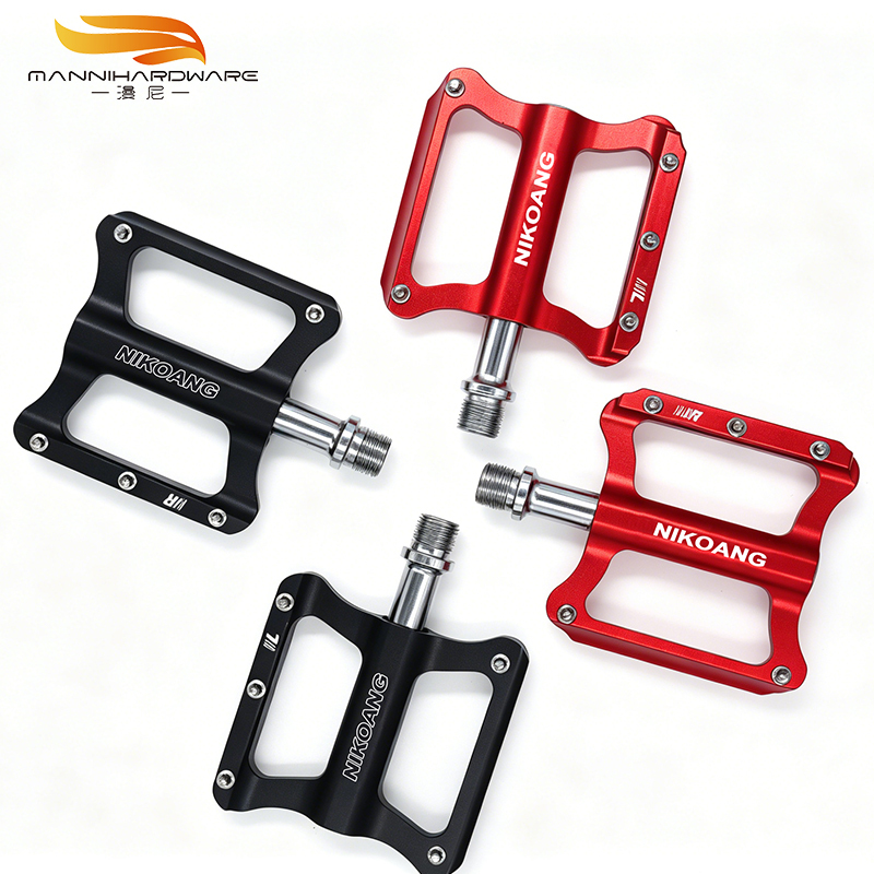 Bearing Mountain Bike Pedal - Aluminum Alloy - Wide - Anti-Slip Bike Pedal for Mountain Road Cycling