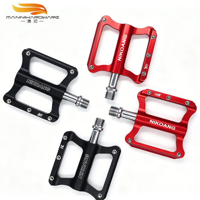 Bearing Mountain Bike Pedal - Aluminum Alloy - Wide - Anti-Slip Bike Pedal for Mountain Road Cycling