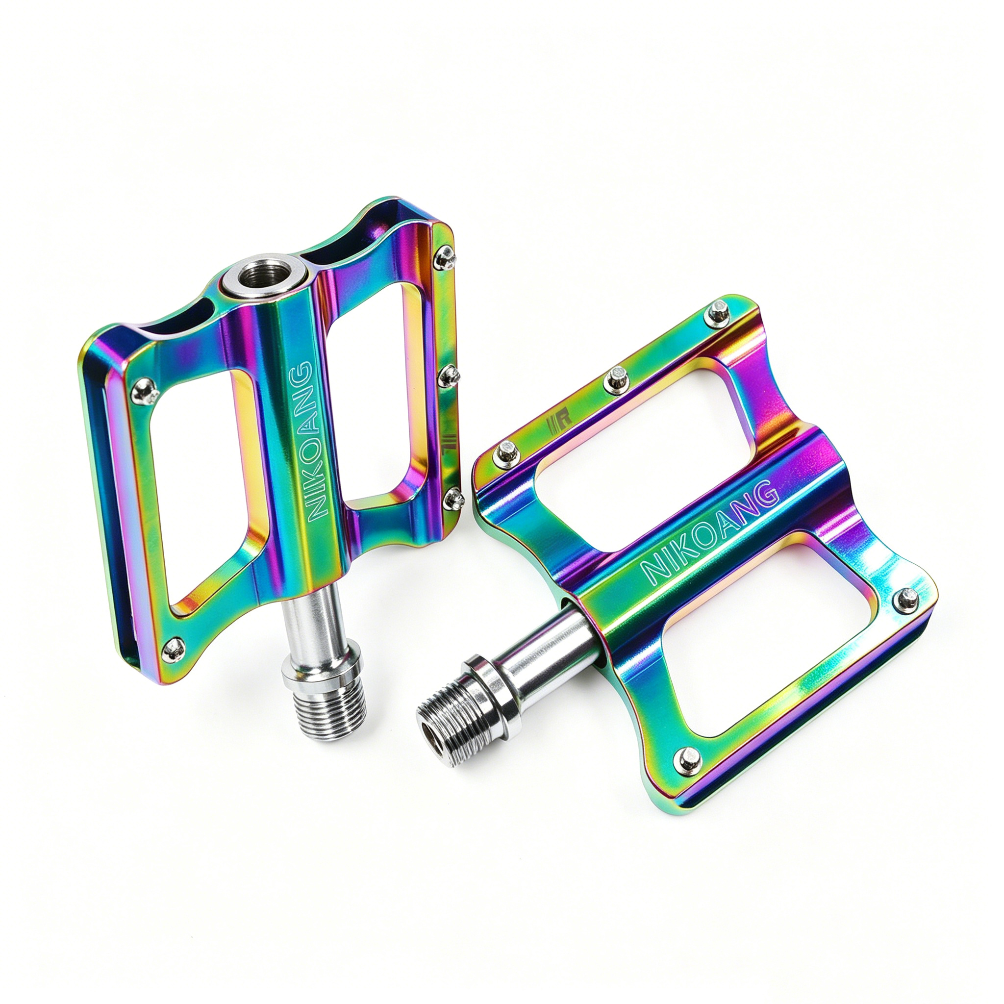 Bearing Mountain Bike Pedal - Aluminum Alloy - Wide - Anti-Slip Bike Pedal for Mountain Road Cycling