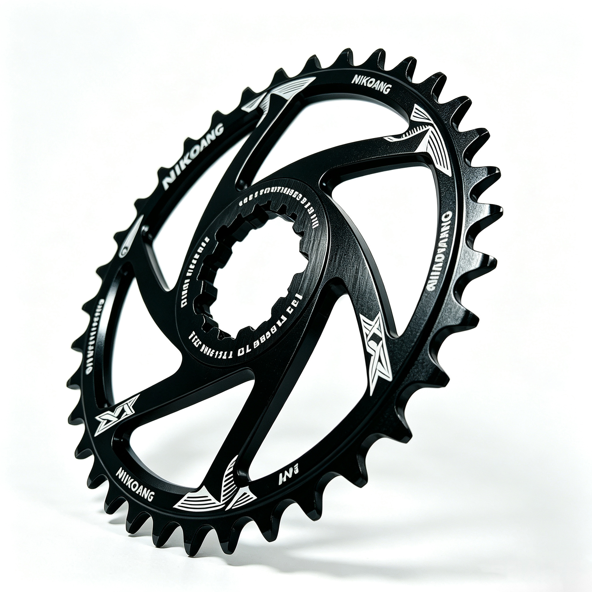 Direct Mount Dual Thickness 30t/32t/34t/36t/38t/40t Positive Negative MTB Chainring for 9 10 11 12 Speed Mountain off-Road Cycling