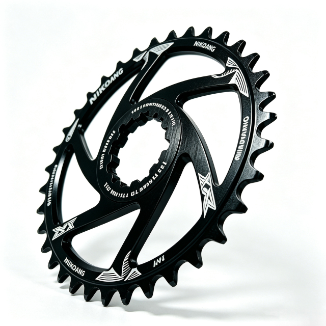 Direct Mount Dual Thickness 30t/32t/34t/36t/38t/40t Positive Negative MTB Chainring for 9 10 11 12 Speed Mountain off-Road Cycling
