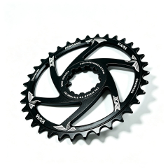 Direct Mount Dual Thickness 30t/32t/34t/36t/38t/40t Positive Negative MTB Chainring for 9 10 11 12 Speed Mountain off-Road Cycling
