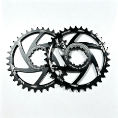 Direct Mount Dual Thickness 30t/32t/34t/36t/38t/40t Positive Negative MTB Chainring for 9 10 11 12 Speed Mountain off-Road Cycling